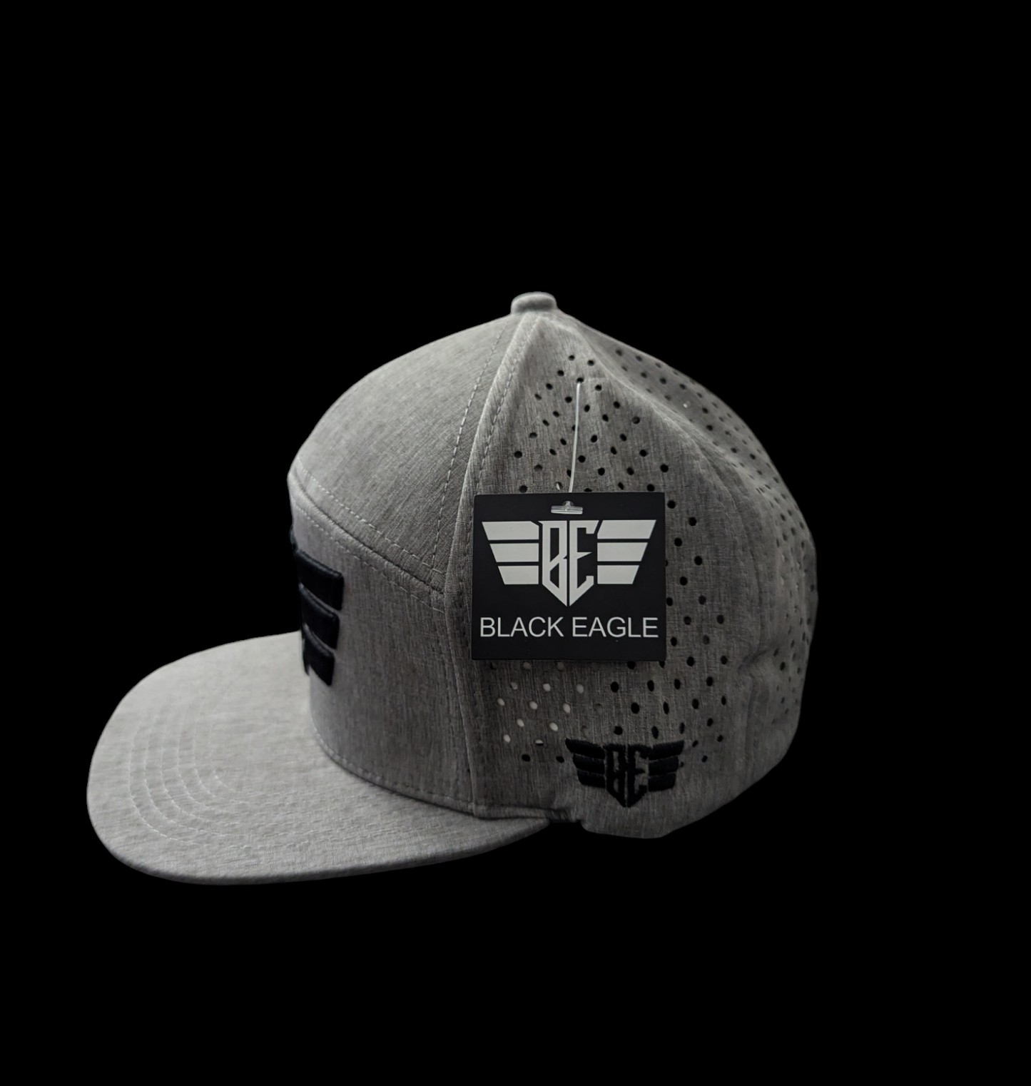Laser Cut Performance Snapback Hats by Black Eagle Golf