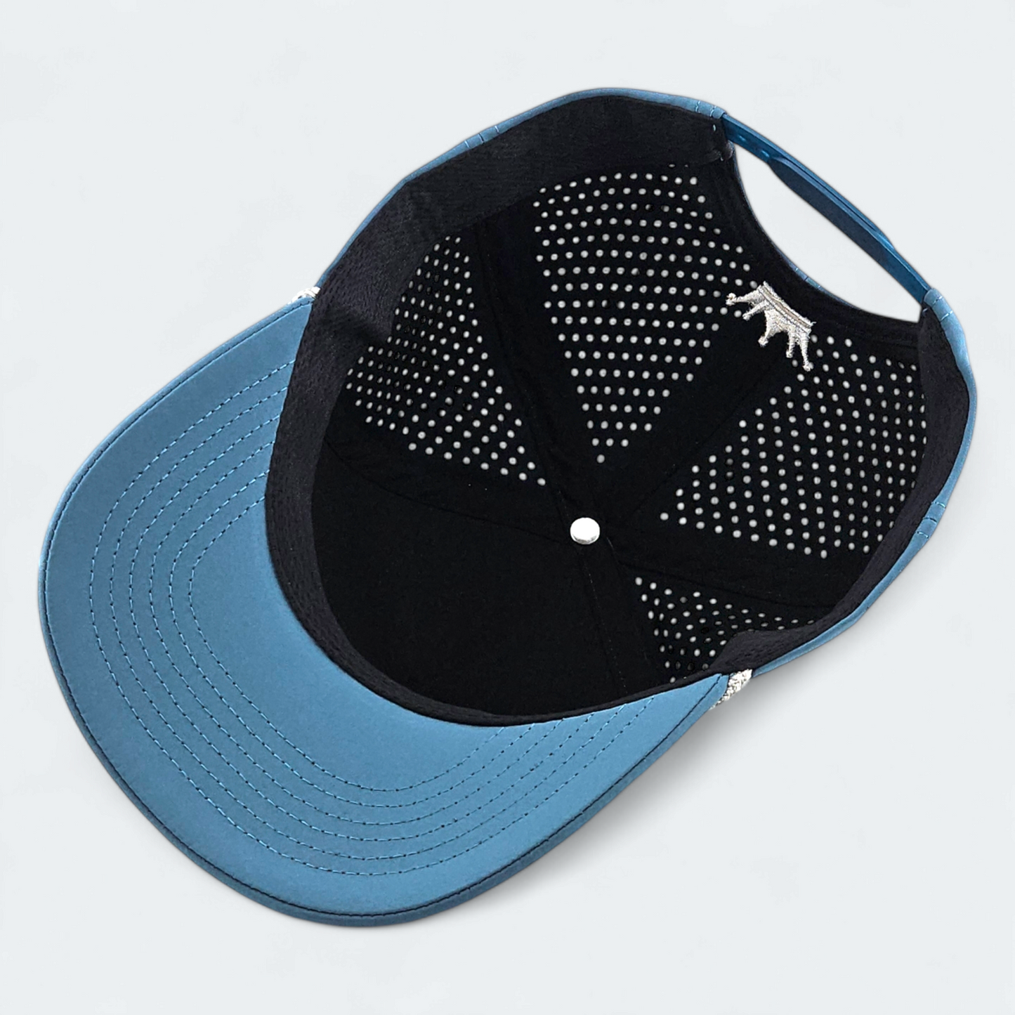 Blue VANSAINT Script Logo Snapback Hat by VANSAINT