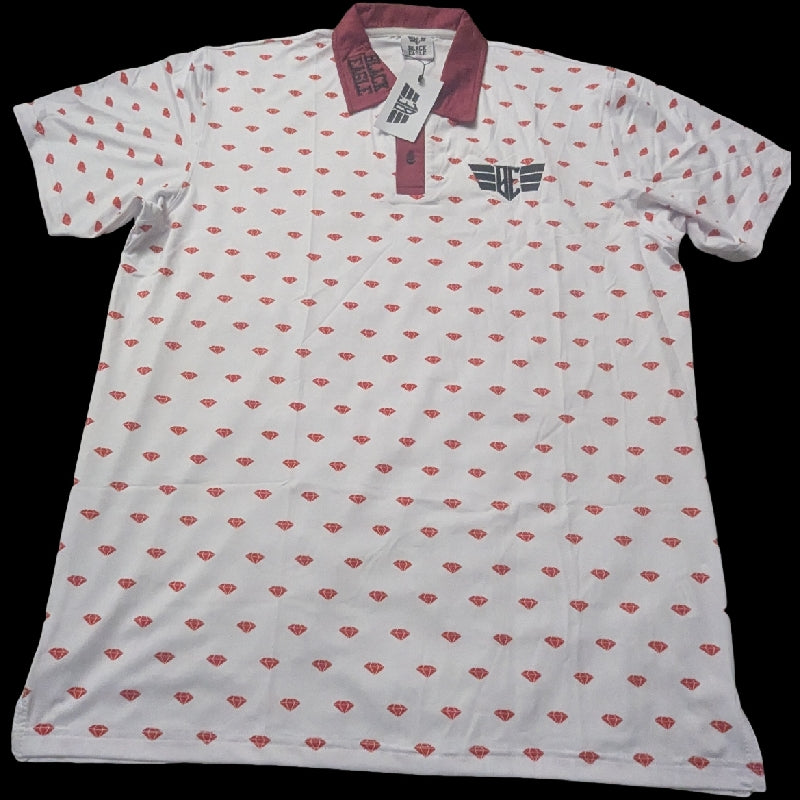 Red Diamond Polo by Black Eagle Golf