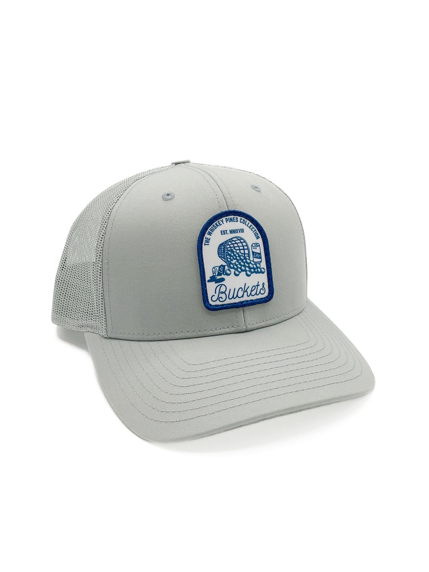 Grey "Buckets" Trucker Hat