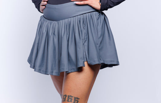 Grey Swing Chic Skort by Swing Chic