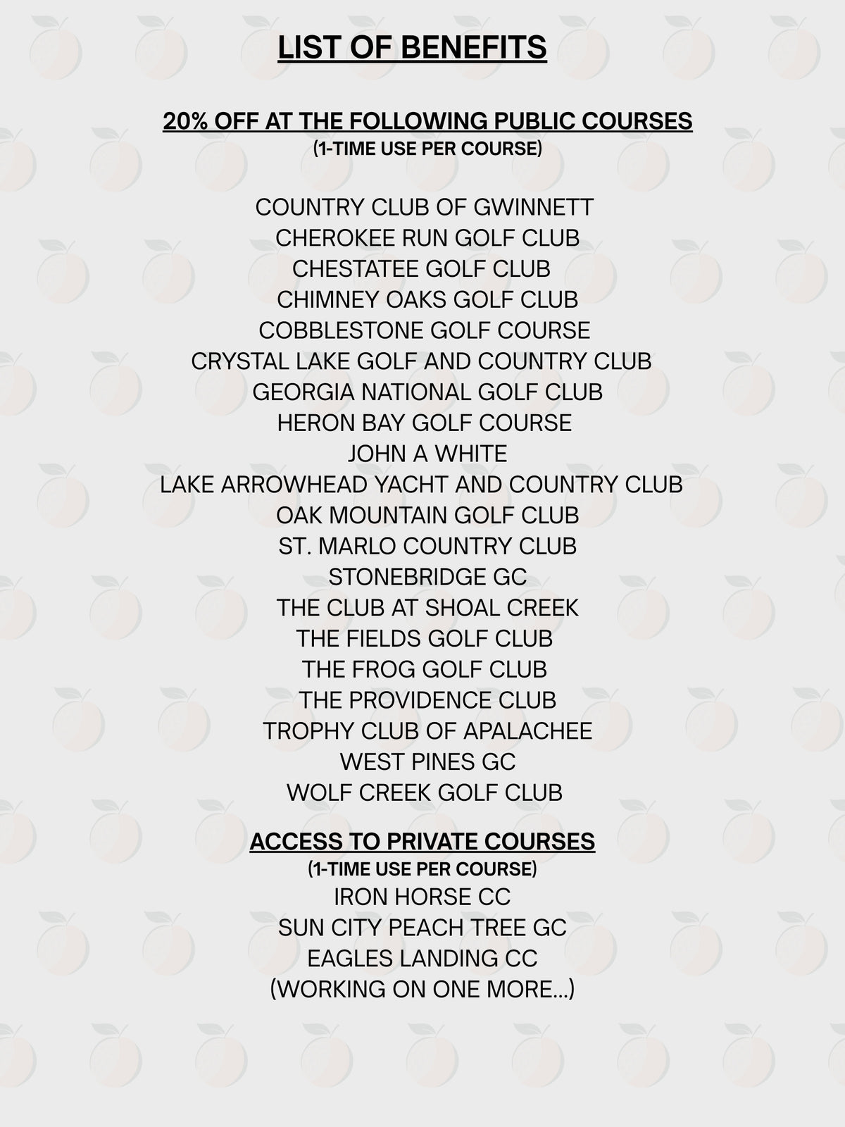 The Official 2026-27 Atlanta Golf Pass