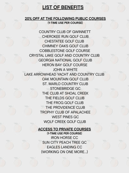 The Official 2026-27 Atlanta Golf Pass