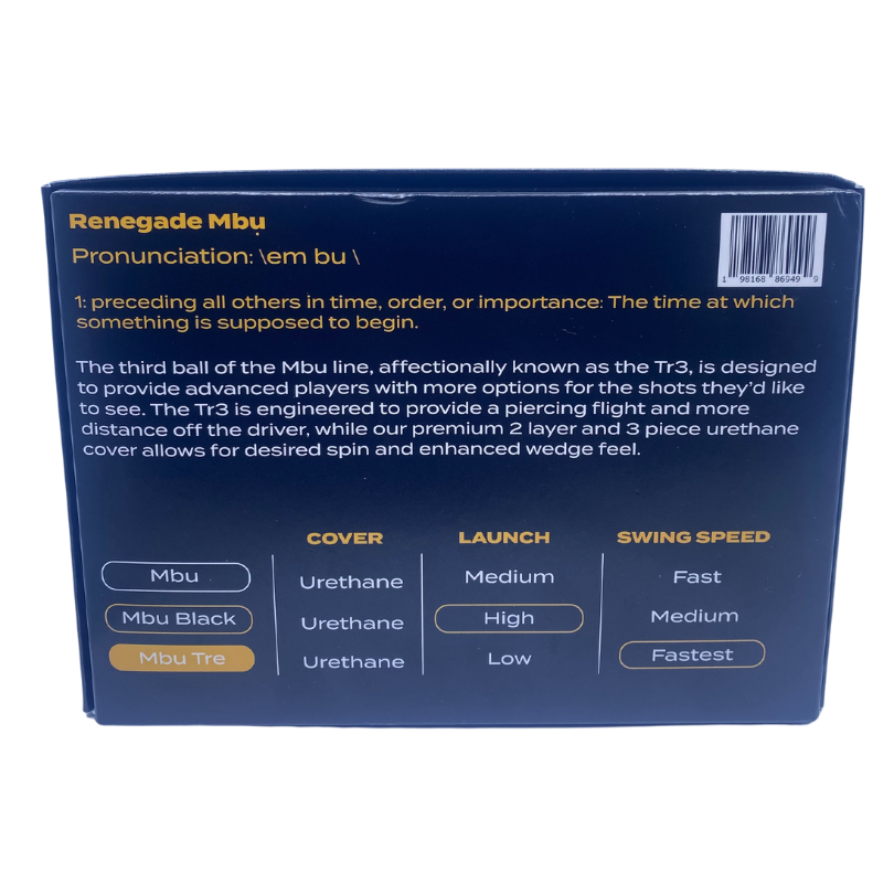 Renegade Mbu Tr3 by Renegade Golf