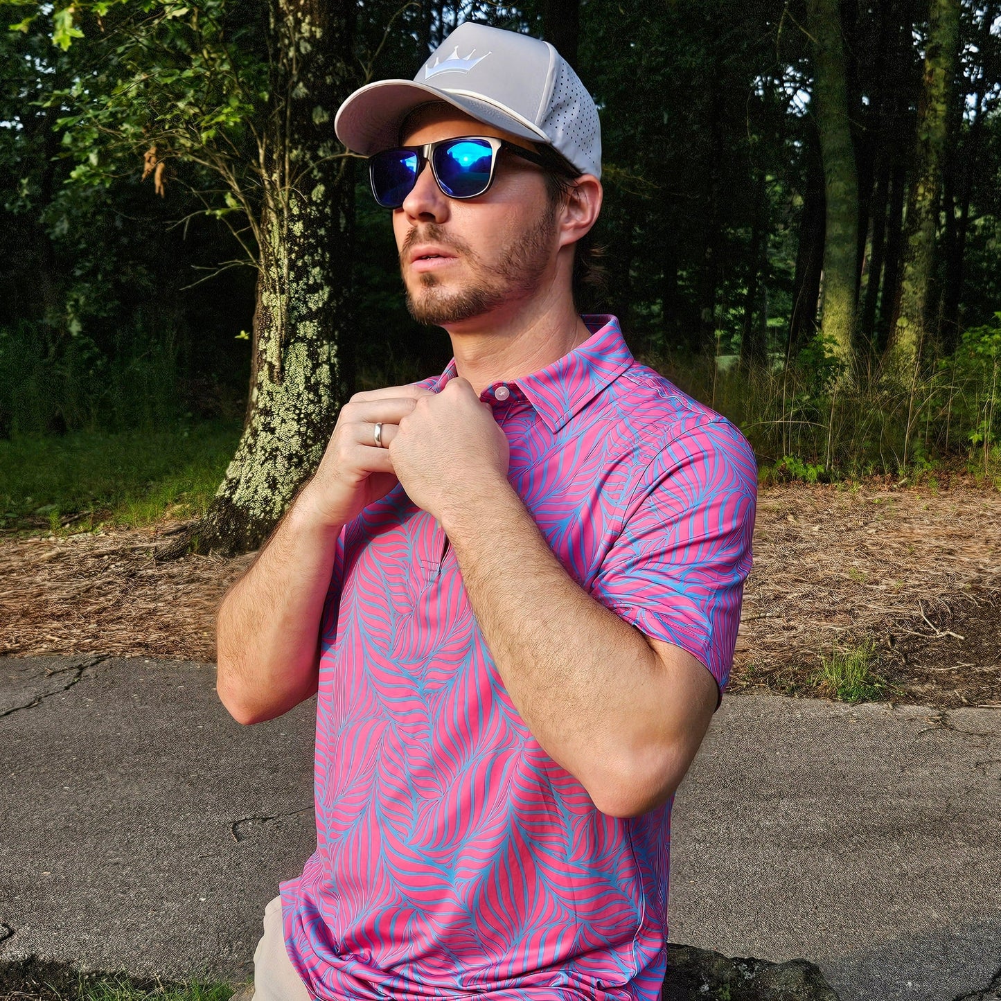 Vivid Vibes | VANSAINT Golf Polo by VANSAINT