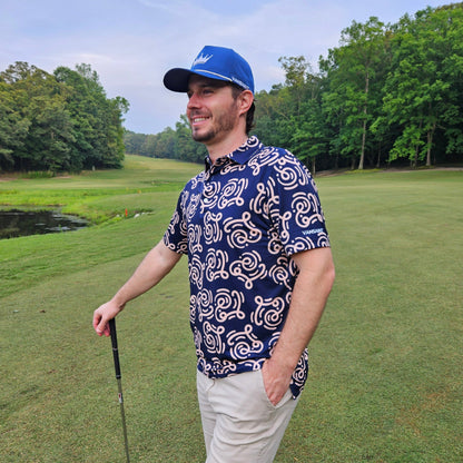 Retro Ripple | VANSAINT Golf Polo by VANSAINT