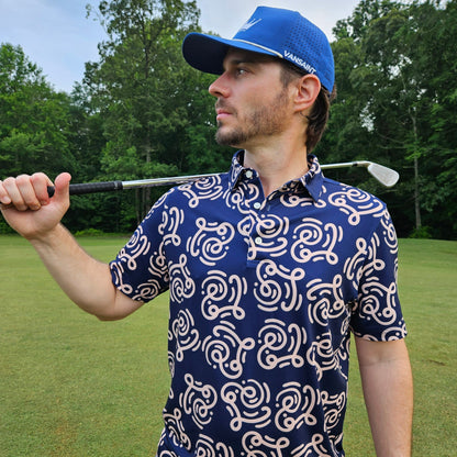 Retro Ripple | VANSAINT Golf Polo by VANSAINT