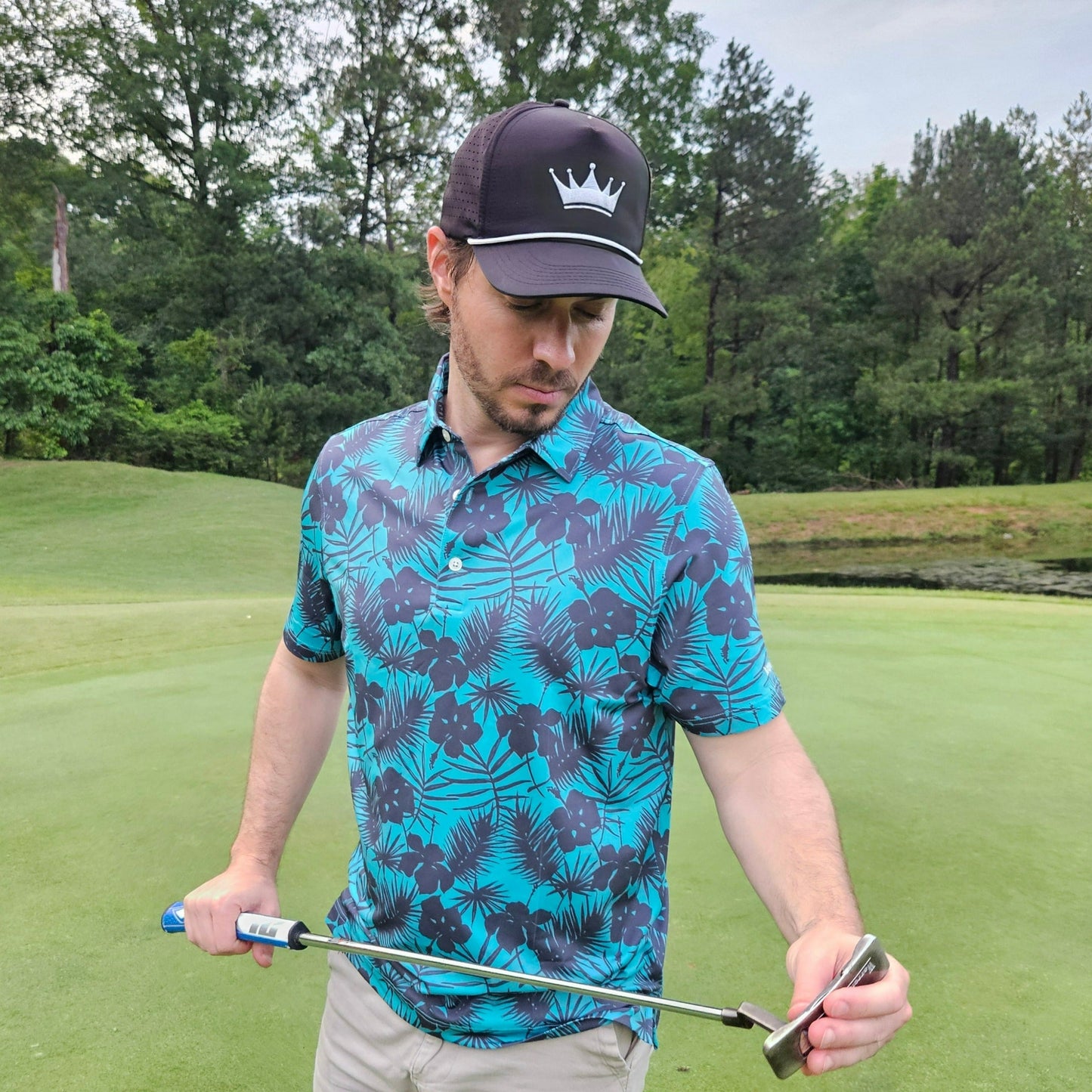 Tropical Twilight | VANSAINT Golf Polo by VANSAINT