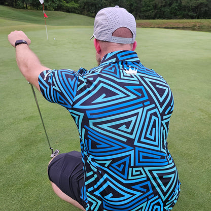 Neon Nexus | VANSAINT Golf Polo by VANSAINT