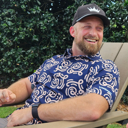 Retro Ripple | VANSAINT Golf Polo by VANSAINT