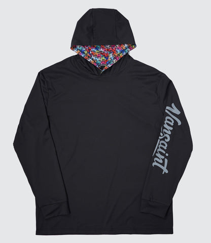 Black VANSAINT Performance Hoodie by VANSAINT