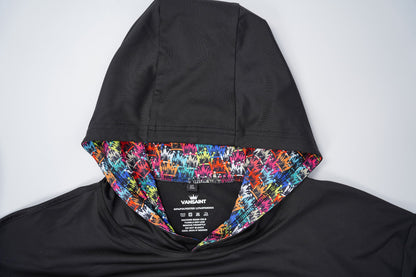 Black VANSAINT Performance Hoodie by VANSAINT