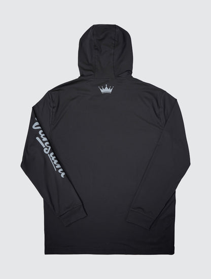 Black VANSAINT Performance Hoodie by VANSAINT