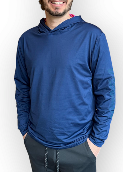 Blue VANSAINT Performance Hoodie by VANSAINT