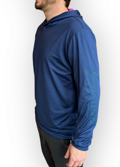 Blue VANSAINT Performance Hoodie by VANSAINT