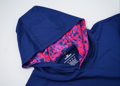 Blue VANSAINT Performance Hoodie by VANSAINT