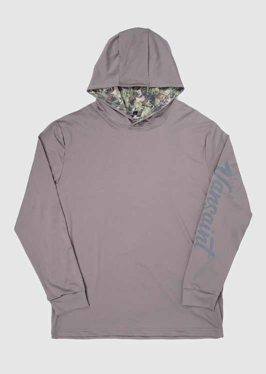 Grey VANSAINT Performance Hoodie by VANSAINT