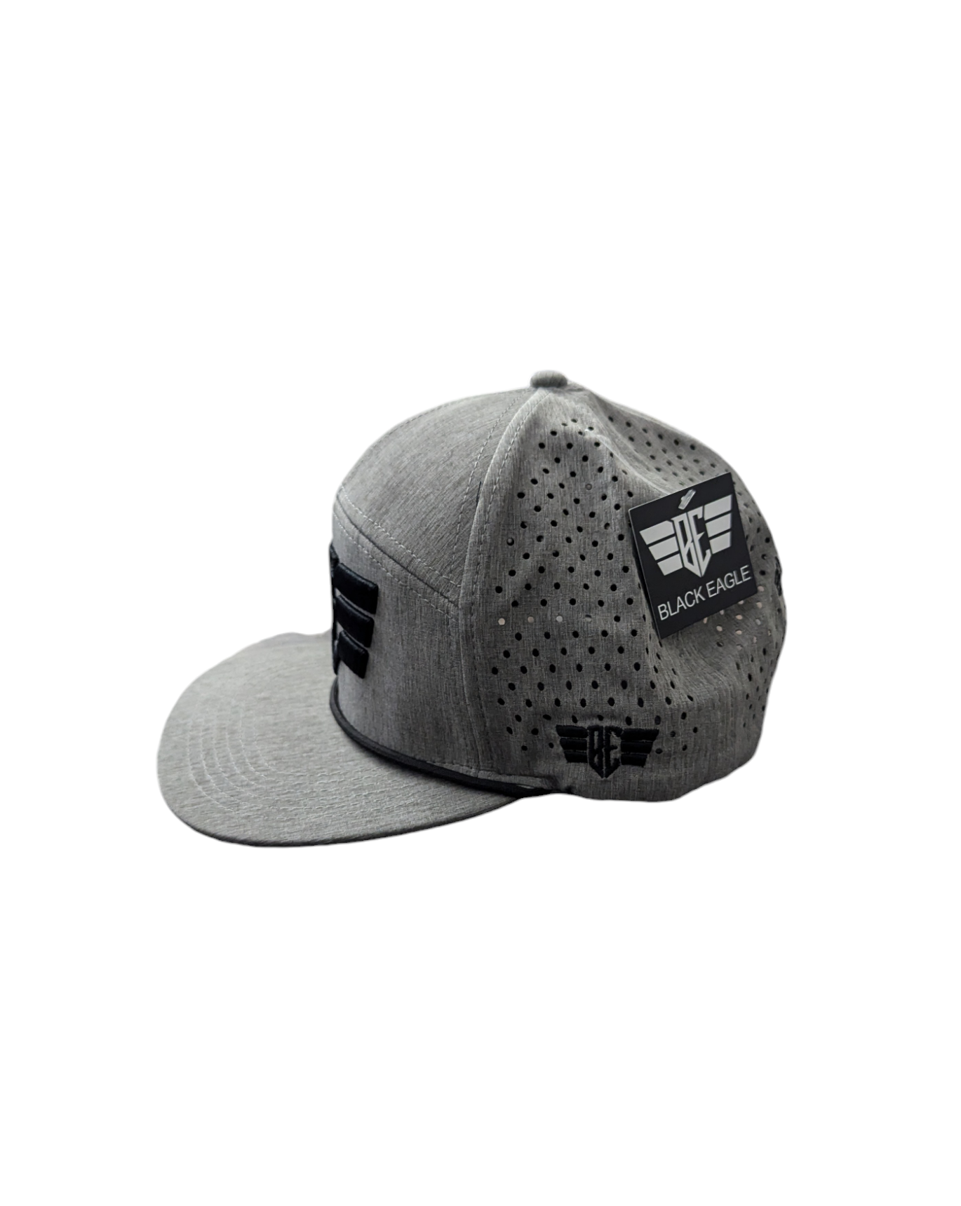 Laser Cut Performance Snapback Hats by Black Eagle Golf