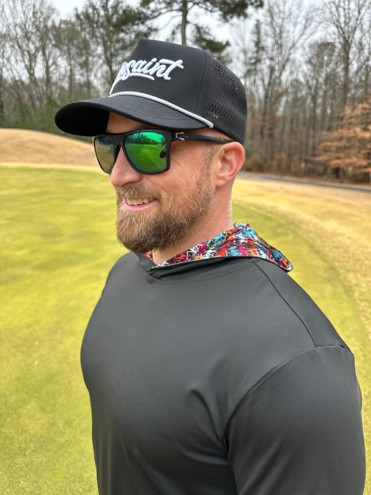 Black VANSAINT Performance Hoodie by VANSAINT