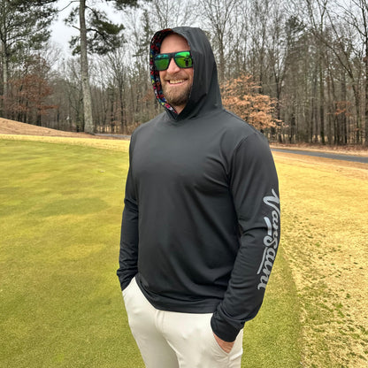 Black VANSAINT Performance Hoodie by VANSAINT