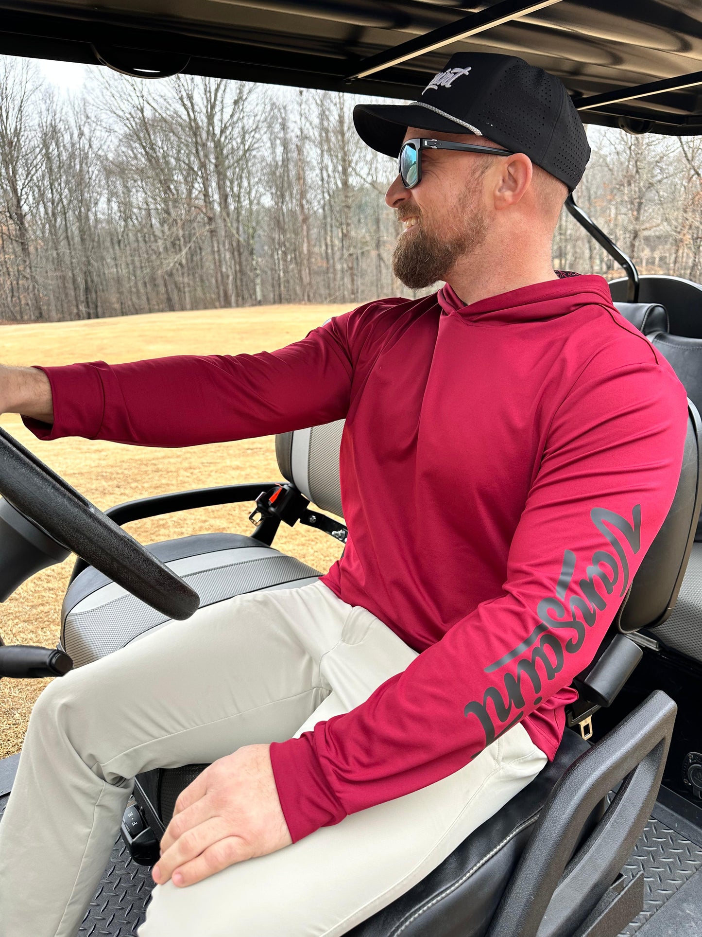 Red VANSAINT Performance Hoodie by VANSAINT