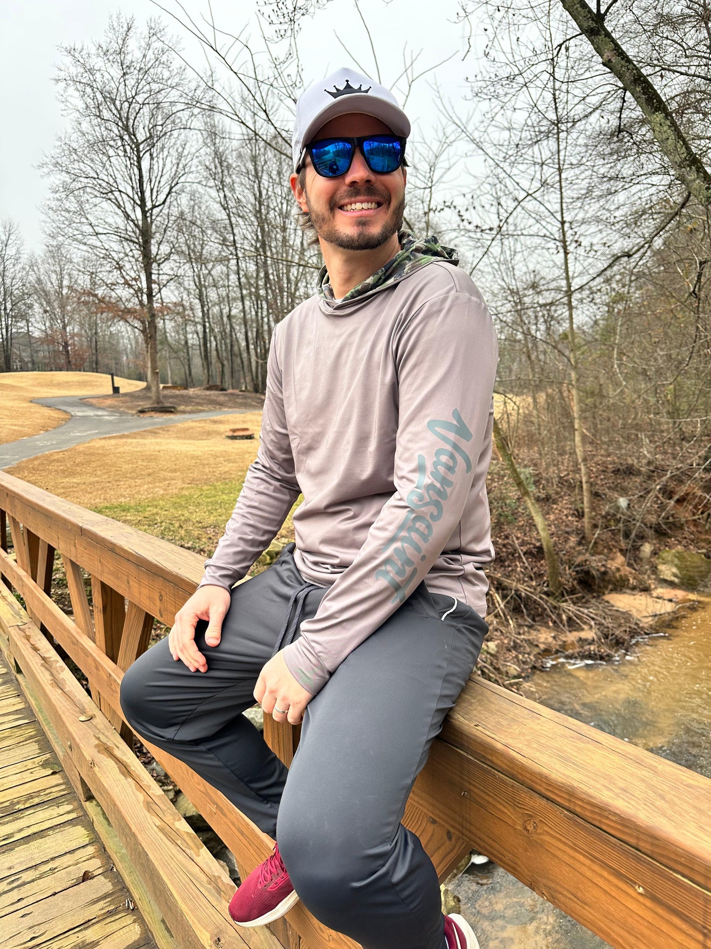 Grey VANSAINT Performance Hoodie by VANSAINT