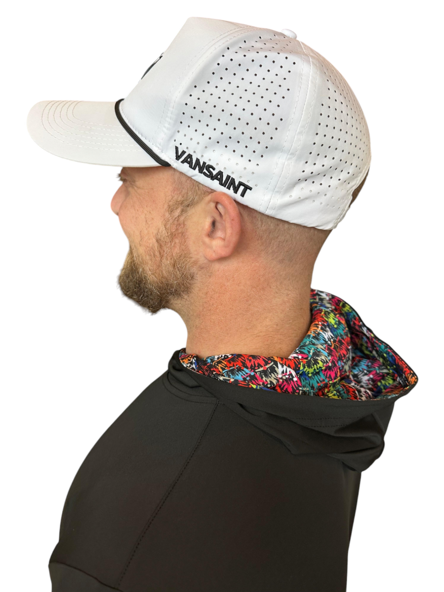 Black VANSAINT Performance Hoodie by VANSAINT