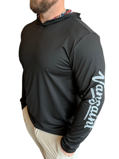 Black VANSAINT Performance Hoodie by VANSAINT