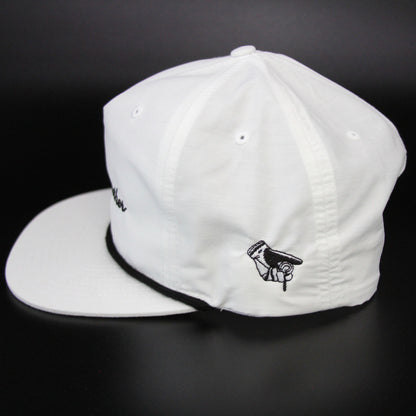 Script Rope Hat - White by Have Another Golf