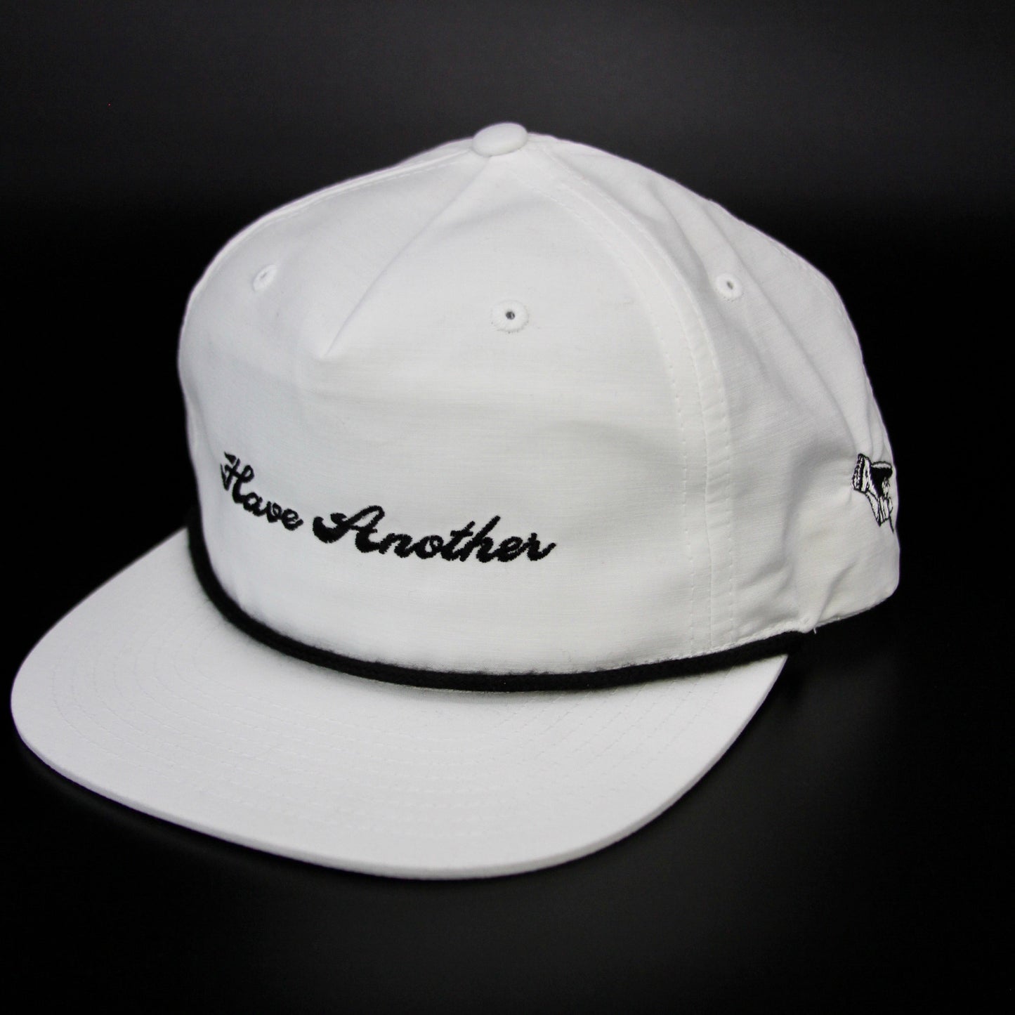 Script Rope Hat - White by Have Another Golf