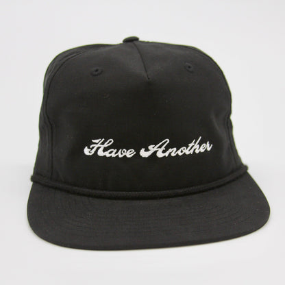 Script Rope Hat - Black by Have Another Golf