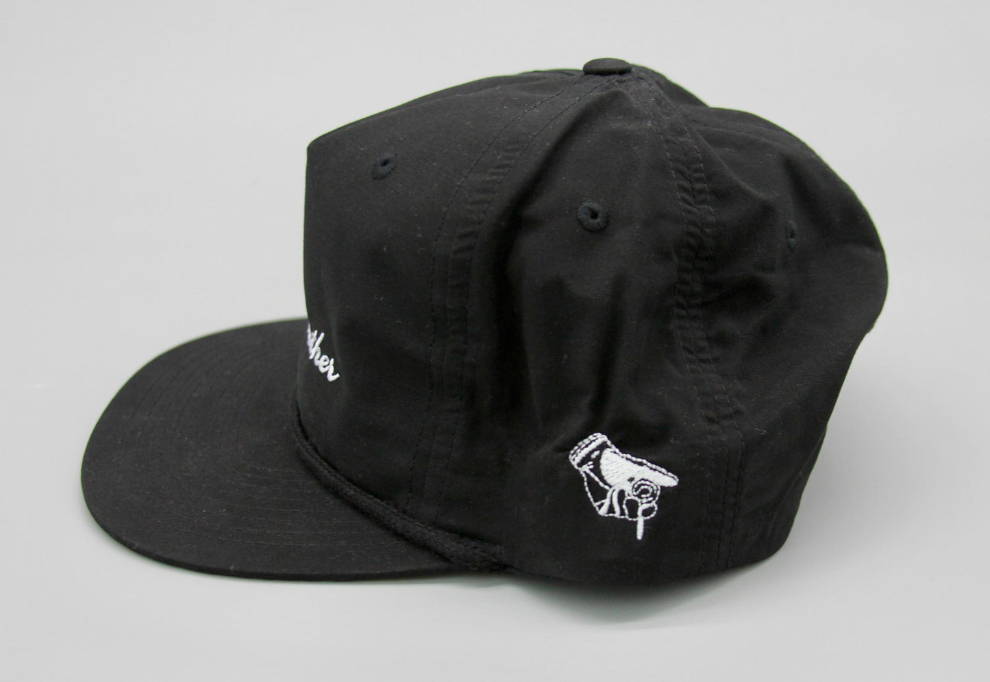 Script Rope Hat - Black by Have Another Golf