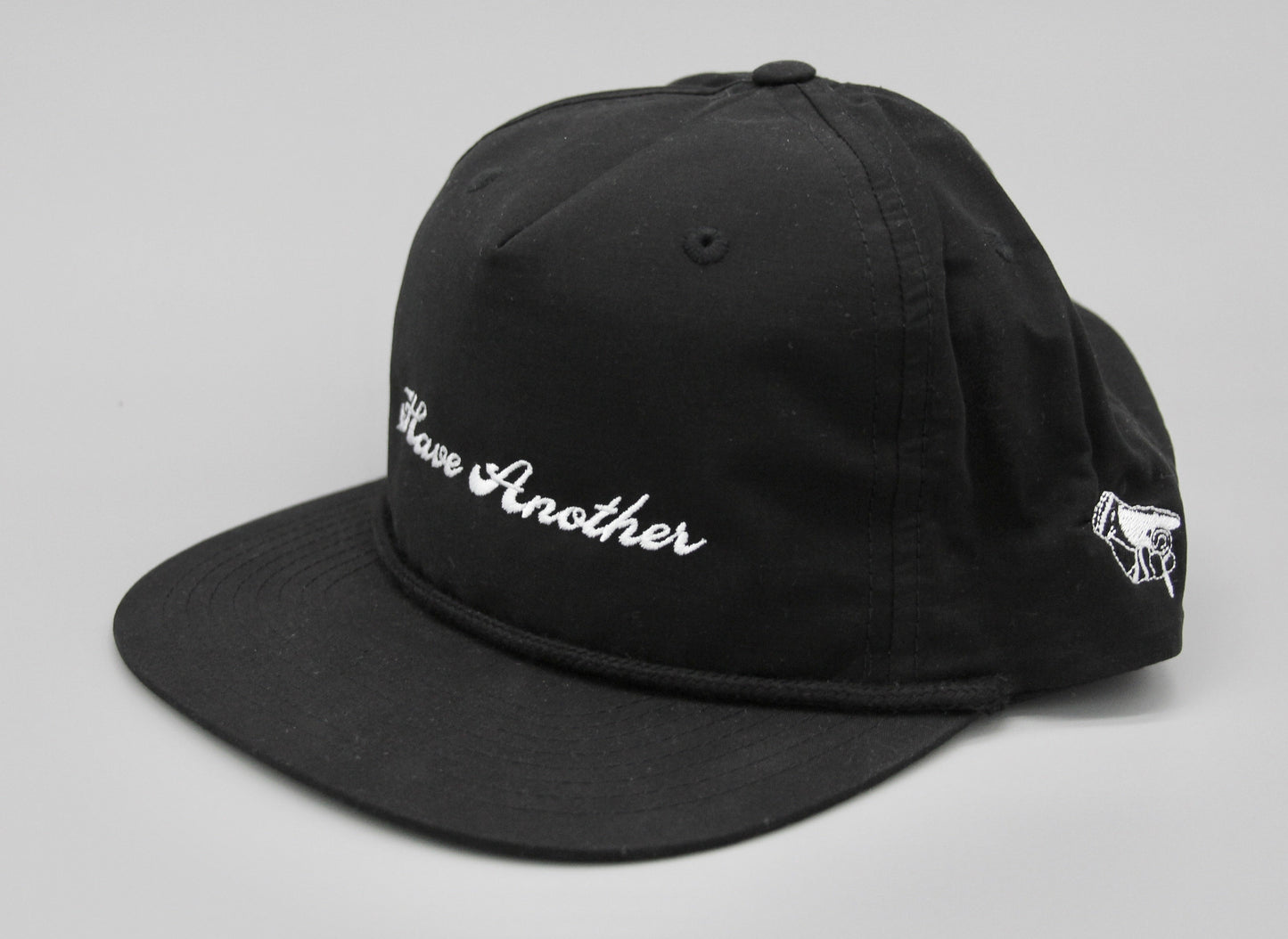 Script Rope Hat - Black by Have Another Golf