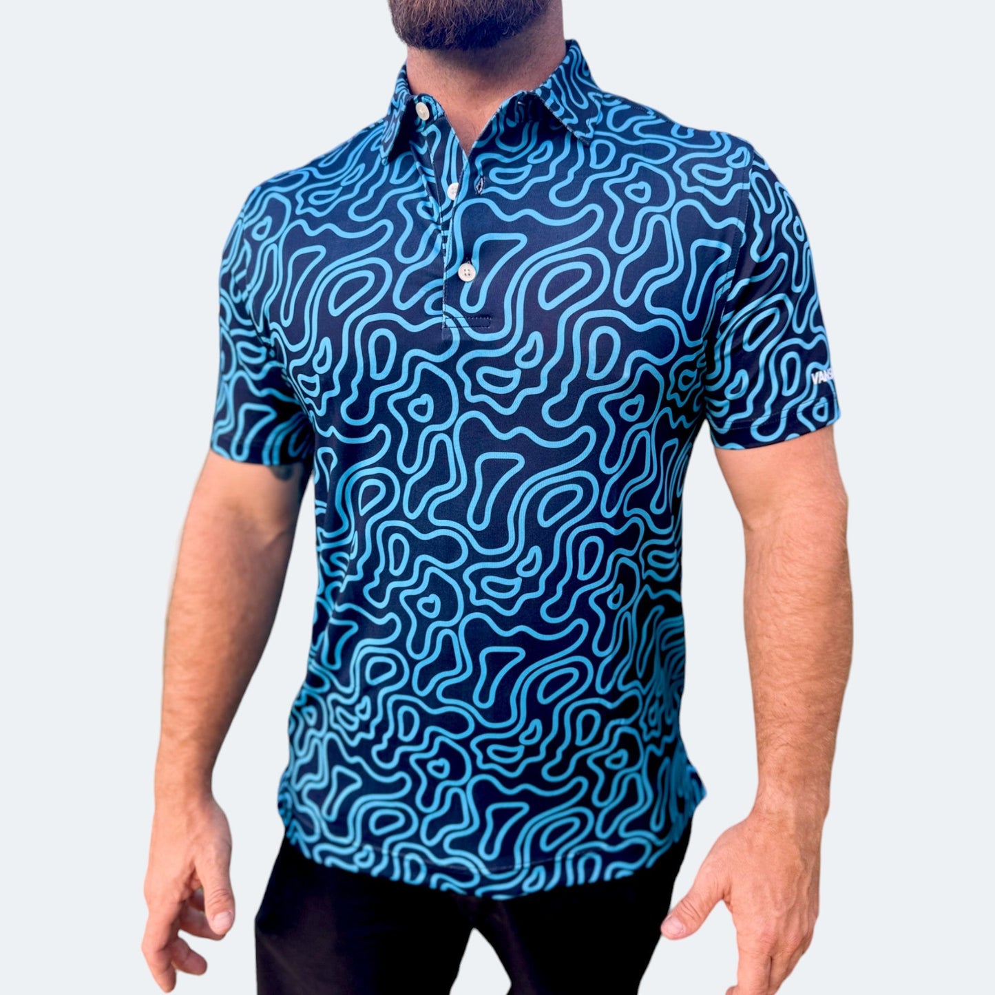 Tidal Twist | VANSAINT Golf Polo by VANSAINT