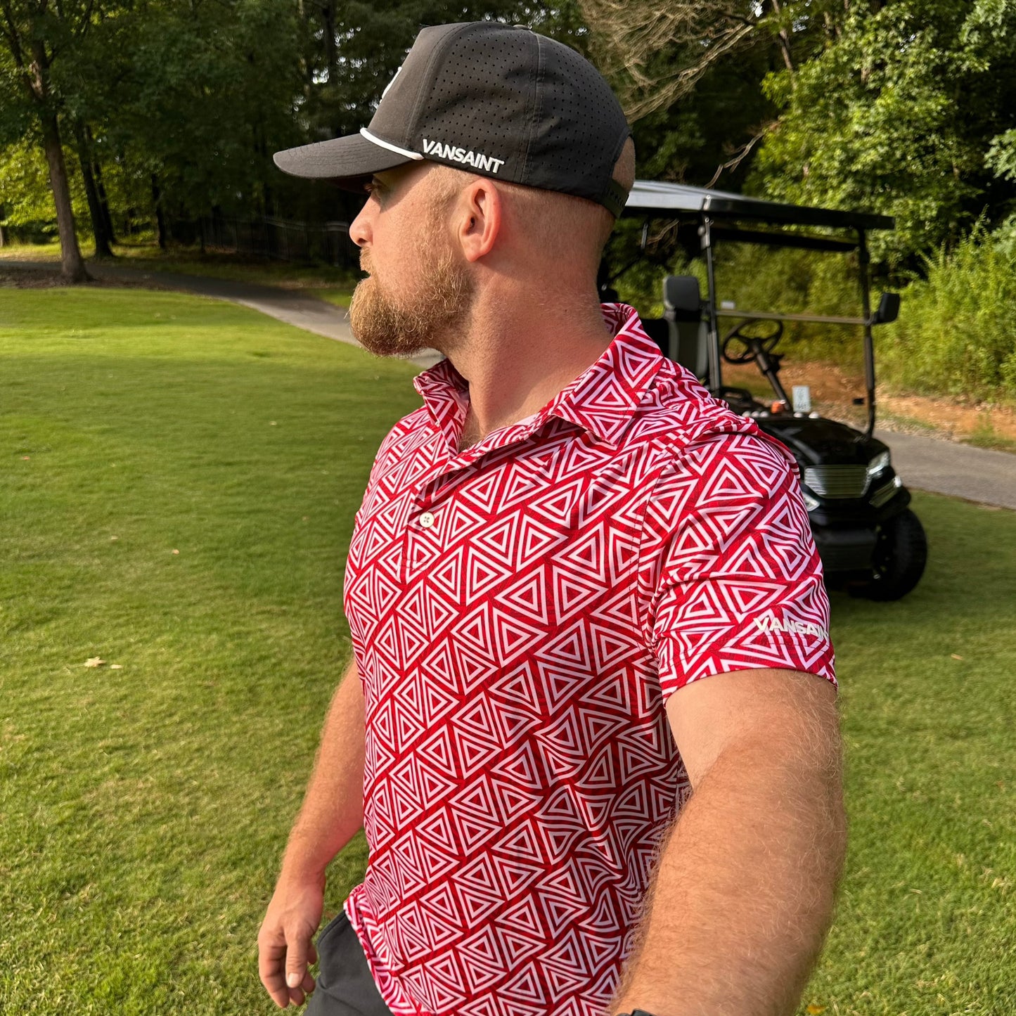 Triangle Tango | VANSAINT Golf Polo by VANSAINT