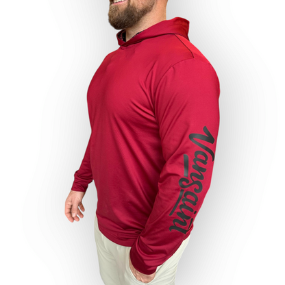 Red VANSAINT Performance Hoodie by VANSAINT