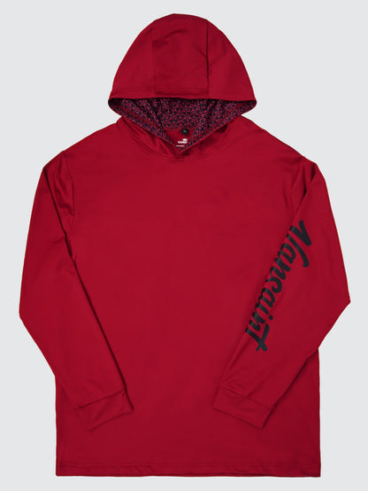 Red VANSAINT Performance Hoodie by VANSAINT