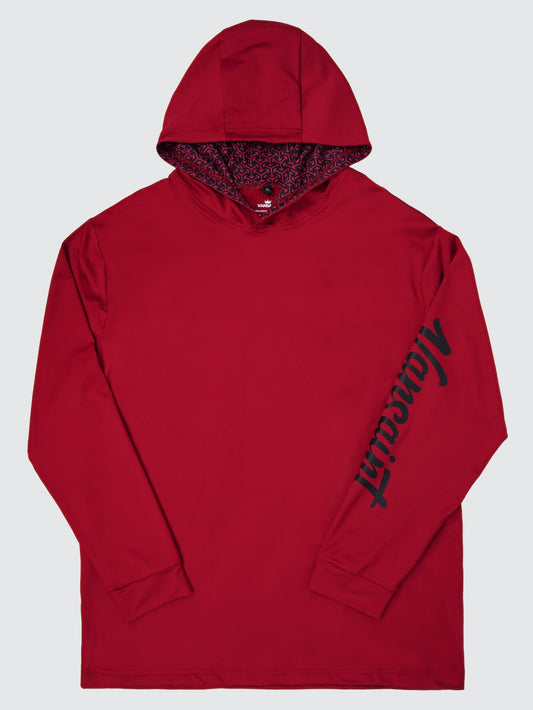Red VANSAINT Performance Hoodie by VANSAINT