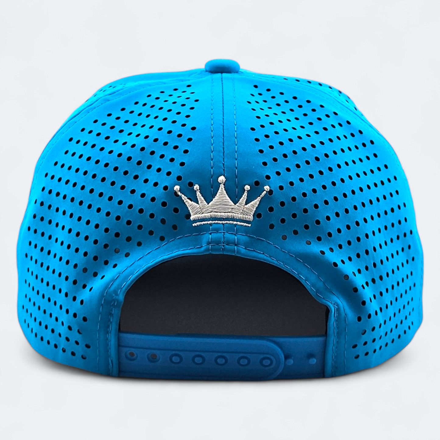 Light Blue VANSAINT Script Logo Snapback Hat by VANSAINT