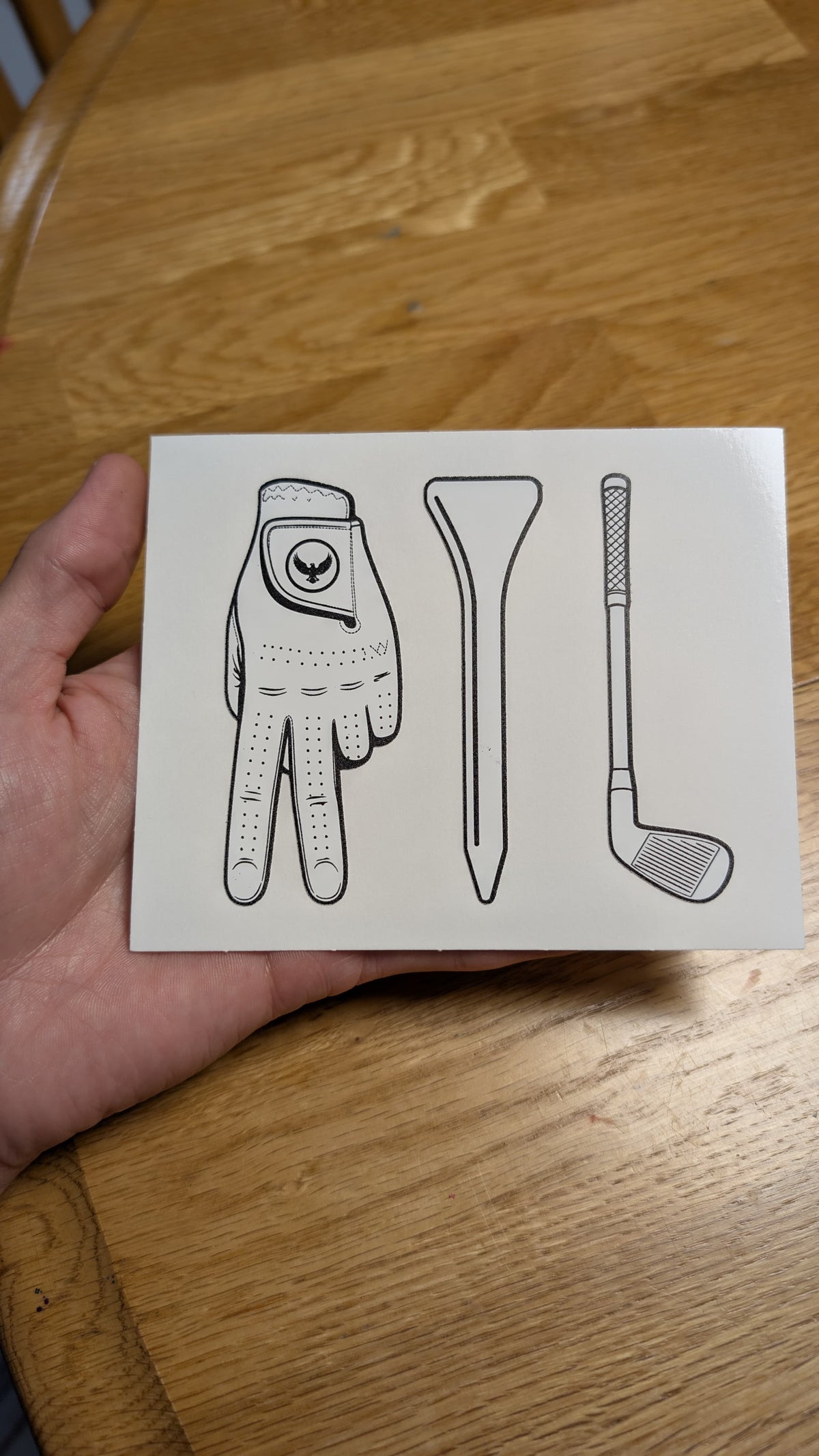 A-T-L Golf Sticker