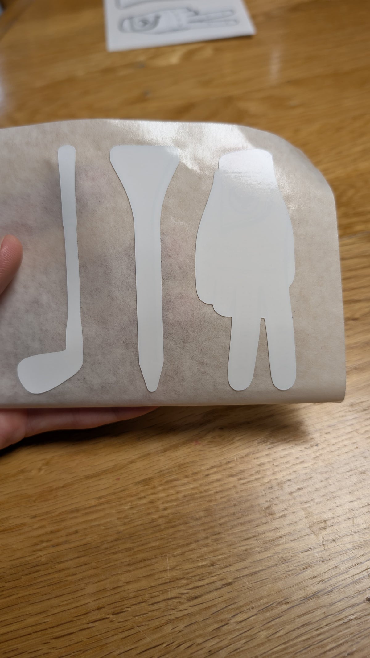 A-T-L Golf Sticker