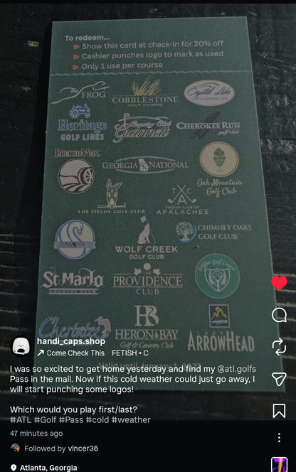 The 2026 ATL Golfs Pass (Incl. $180+ of bonus value)