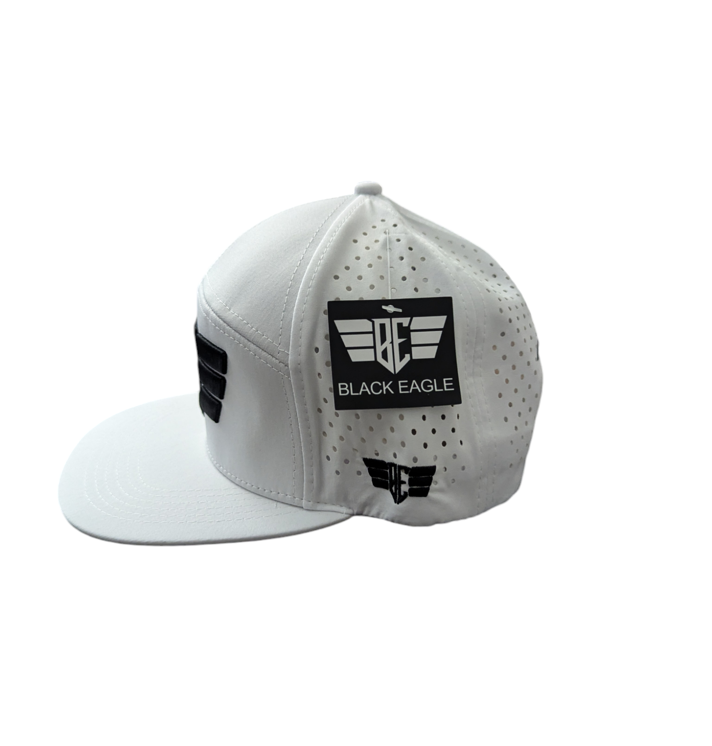 Laser Cut Performance Snapback Hats by Black Eagle Golf