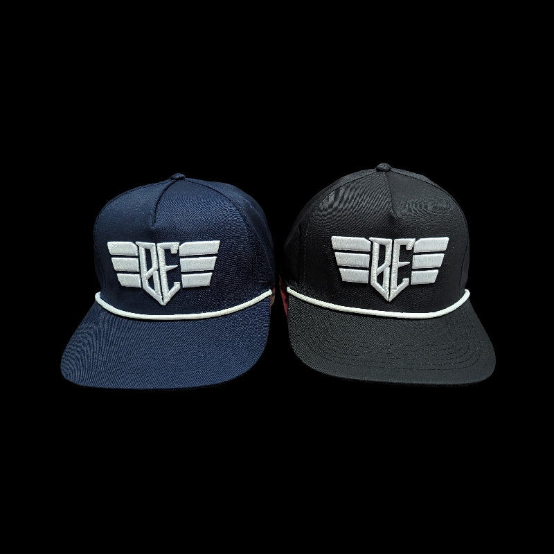 Premium Rope Hat w/3D Puff Embroidery Logo by Black Eagle Golf