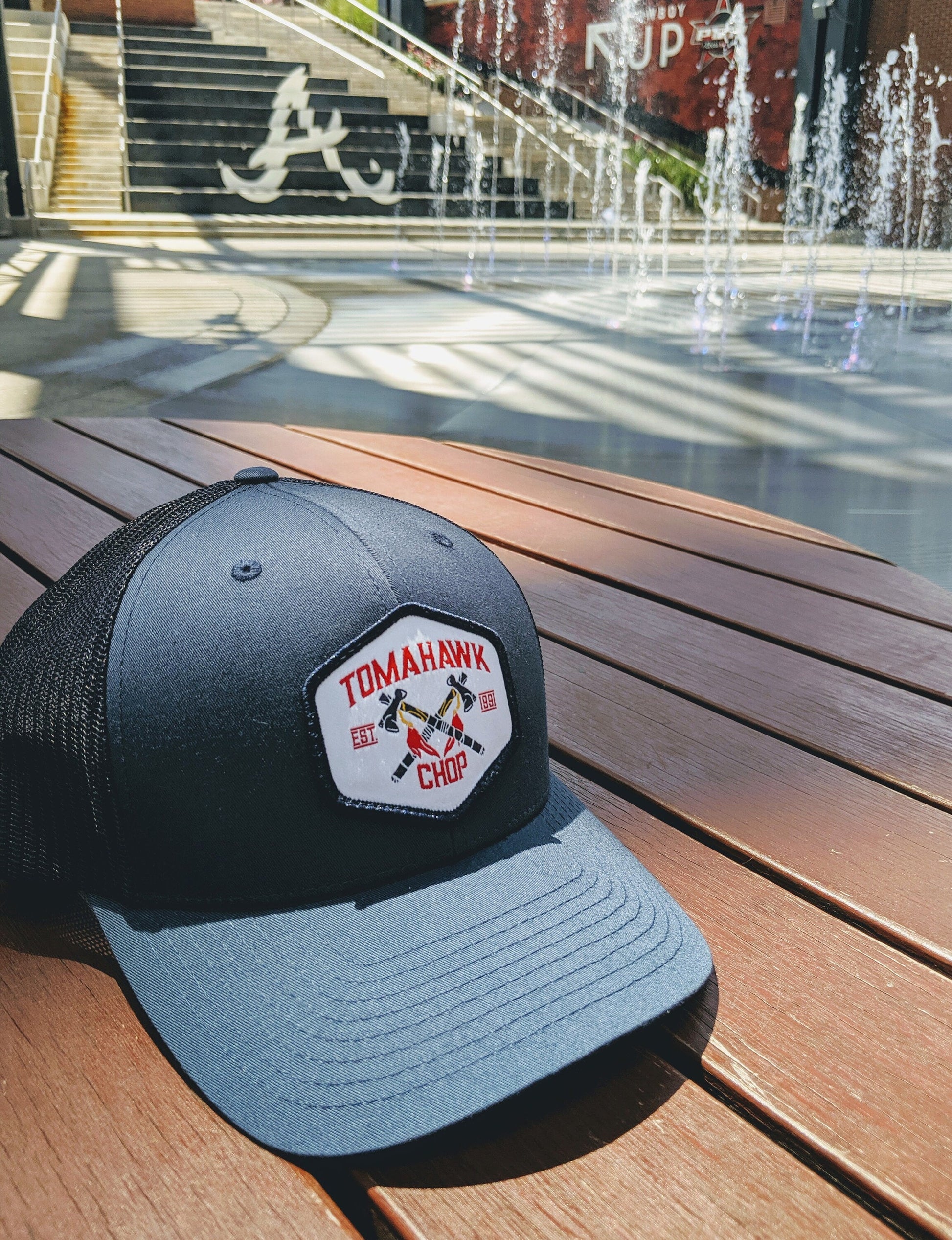 Navy Atlanta Tomahawk Chop Hat