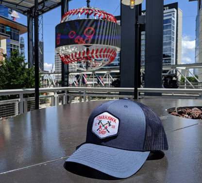 Navy Atlanta Tomahawk Chop Hat
