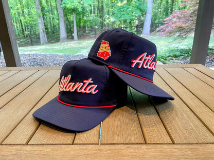 Atlanta Rope Hat - Navy