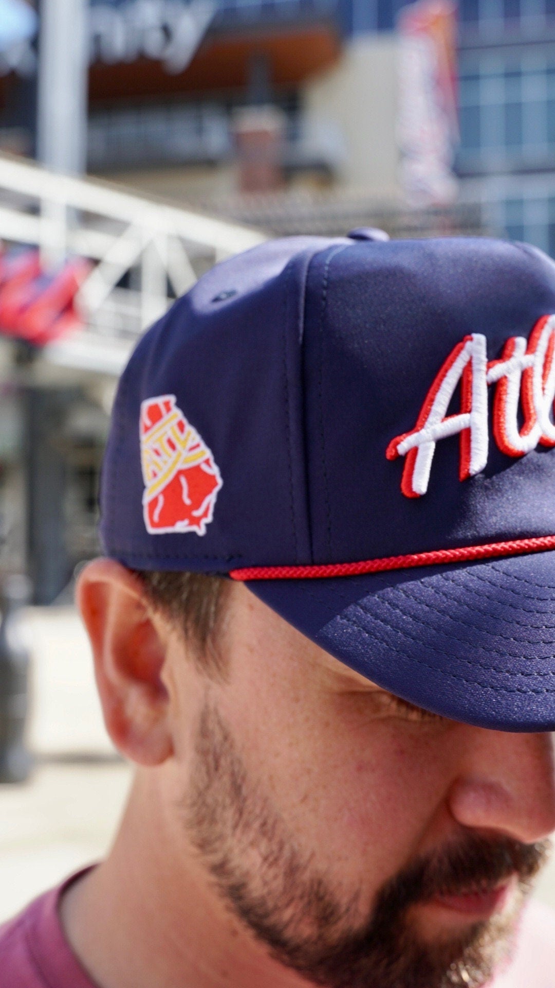 Atlanta Rope Hat - Navy