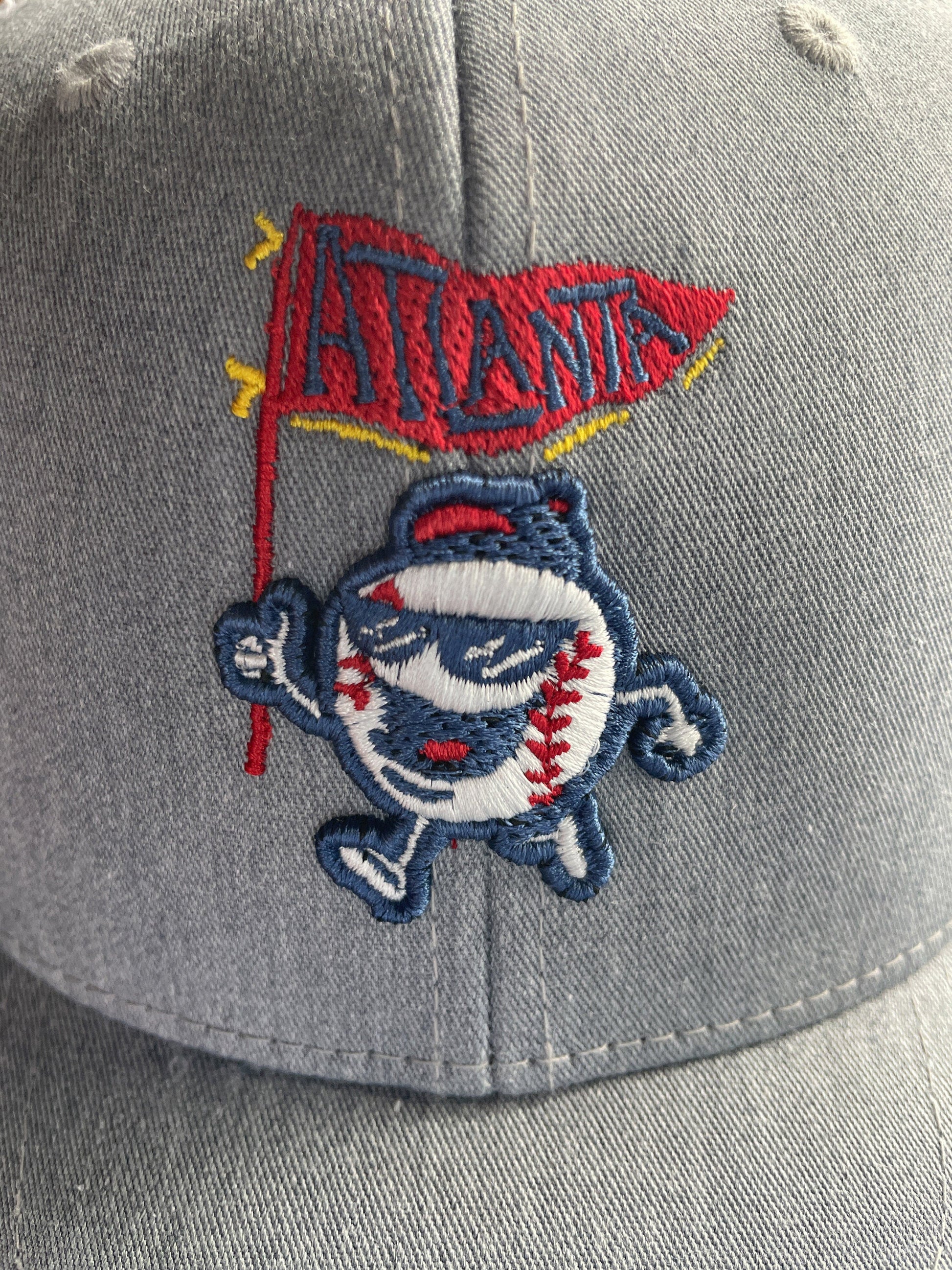 Grey & White "Rally Cap" Hat