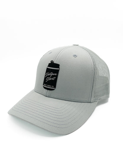 Silver "Shotgun Start" Hat